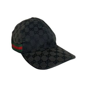 Gucci Monogram Web Stripe Baseball Cap